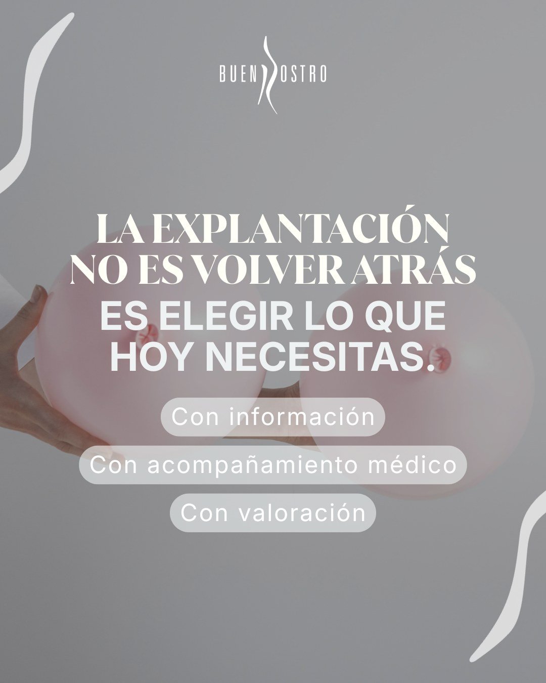 La explantación no significa volver atrás. Significa tomar una nueva decisión sobre tu cuerpo, basada en lo que hoy necesitas. ✨

El procedimiento puede acompañarse de diferentes técnicas para trabajar el contorno mamario, según cada caso.

📩 Conoce tus opciones en una valoración personalizada.

CE: 244898. AVISO DE PUBLICIDAD: 2414102002A00654