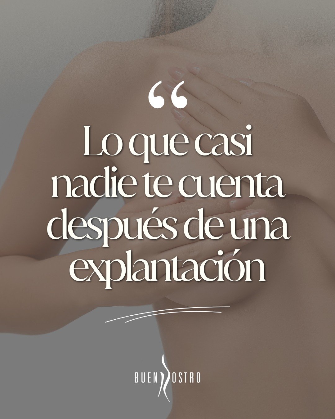 Después de una explantación, el cuerpo necesita tiempo para sanar y adaptarse. 

Los cambios no siempre son inmediatos y cada recuperación avanza de forma diferente. 🤍

El seguimiento médico también forma parte del proceso.📲 Agenda una valoración especializada. 

CE: 244898. AVISO DE PUBLICIDAD: 2414102002A00654