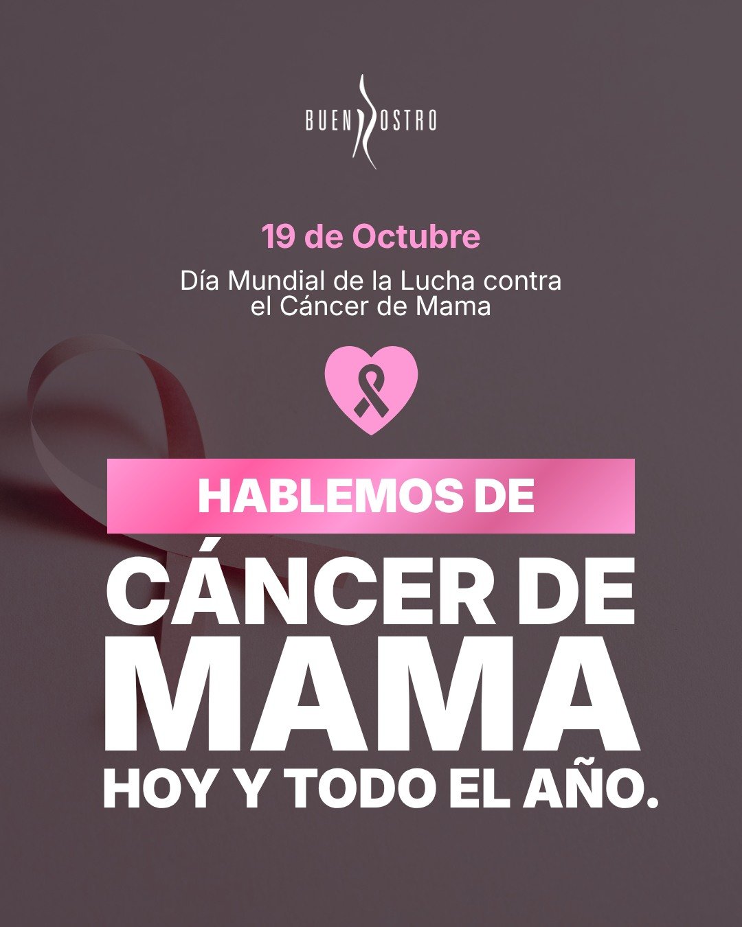 19 de octubre | Día Mundial de la Lucha contra el Cáncer de Mama
El cáncer de mama no es un tema del que debamos hablar solamente en octubre.
La detección oportuna, los controles médicos y conocer los cambios de nuestro cuerpo son parte importante del cuidado de la salud.
Y para quienes atraviesan este proceso, también existen alternativas de reconstrucción que pueden valorarse de manera individual. 🤍
🎀 Informarte también es una forma de cuidarte.
CE: 244898. AVISO DE PUBLICIDAD: 2414102002A00654